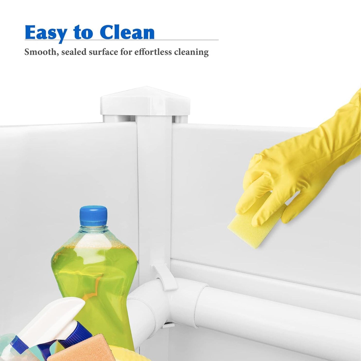 Dog Whelping Box 1.15m x 1.15m x 0.48m - Puppy Birthing PVC Pen