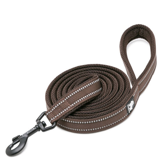 Reflective Pet Leash 2 meters Brown L