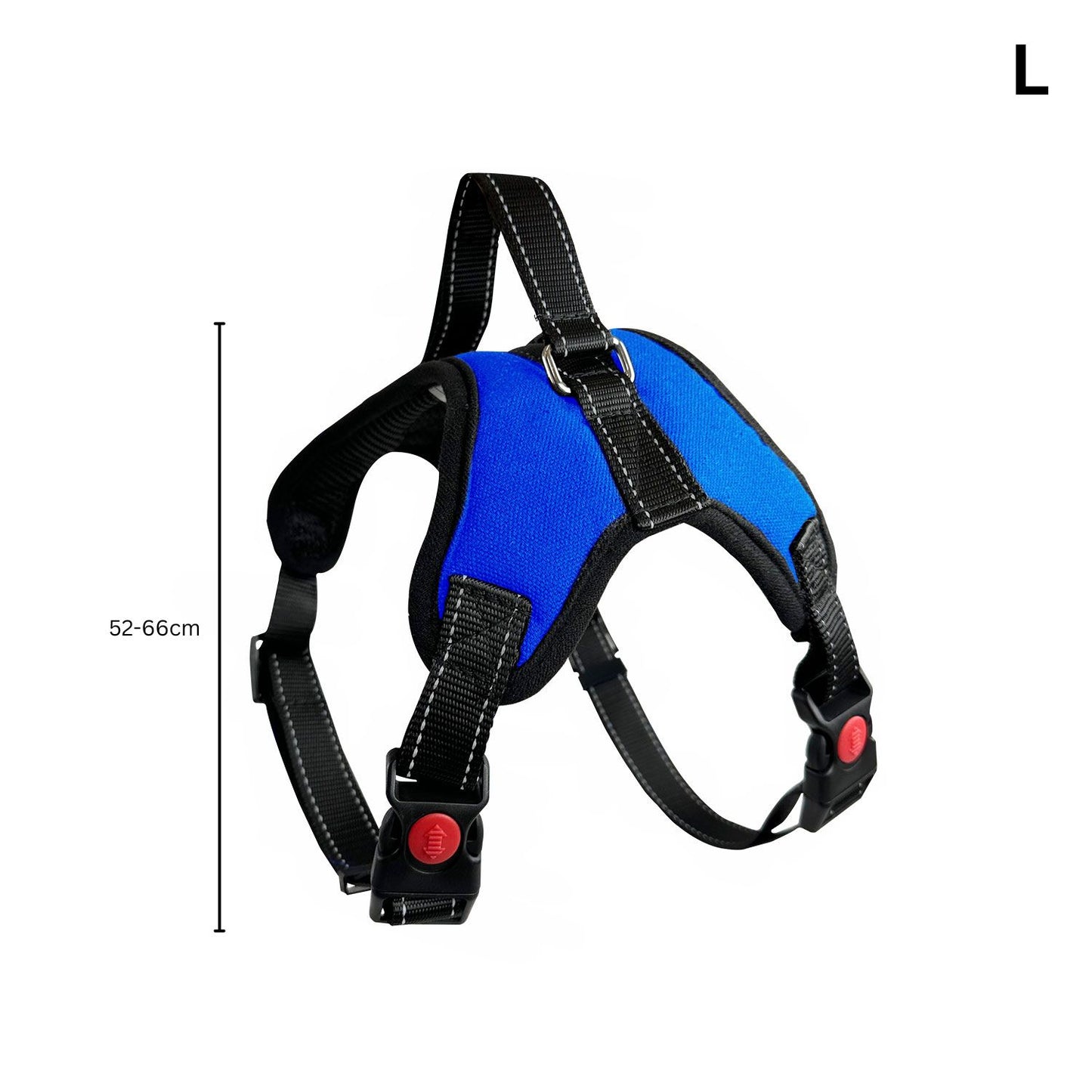 FLOOFI Dog Harness L Size (Blue)