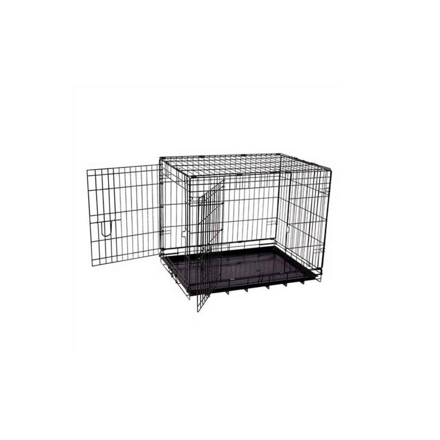 Dog Wire Crate X-Large - Portable Collapsible Travel Kennel - Pet Puppy Cage