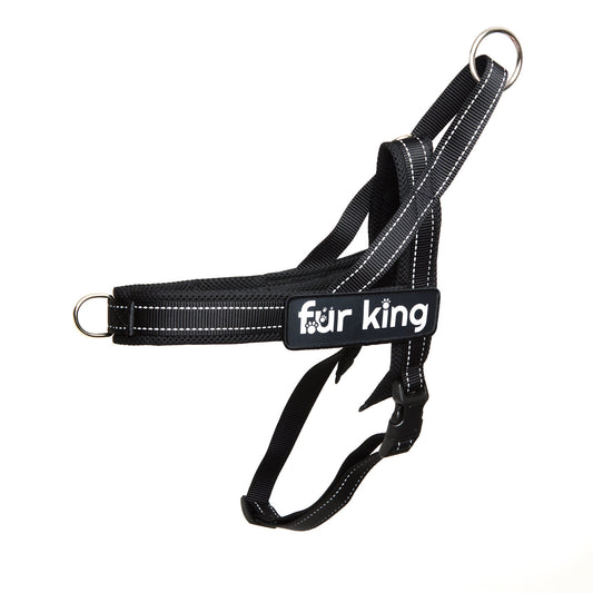 Fur King Signature Quick Fit Harness XL Black